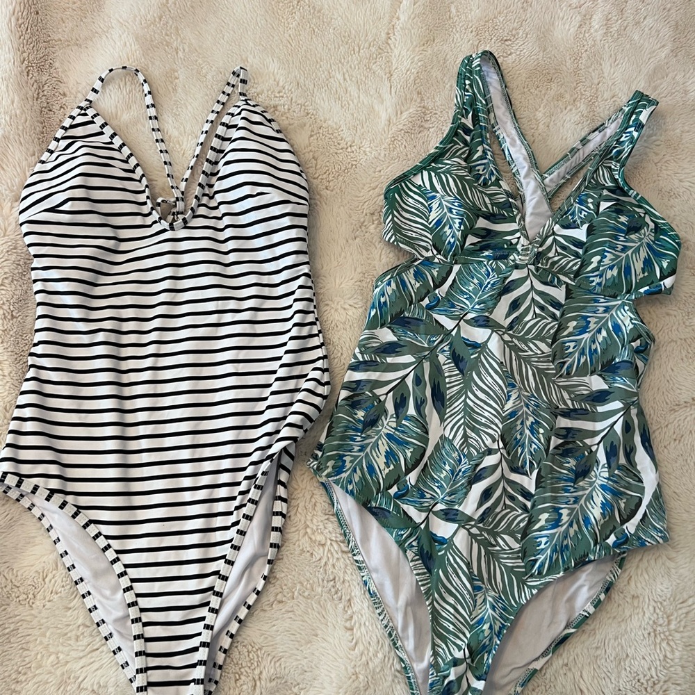 Set of CupShe one piece swim suits